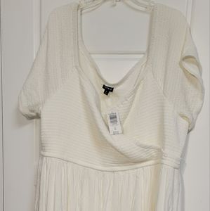 Torrid 6x white dress